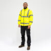 Shop Hi-Visibility Fleece Jacket - Yellow