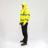 Hi-Visibility Bomber Jacket - Yellow - Side View
