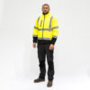 Shop Hi-Visibility Softshell Jacket - Yellow