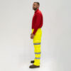 Hi-Visibility Executive Trousers - Yellow - Side View