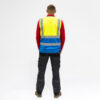 Hi-Visibility Executive Vest - Yellow & Blue - Back