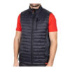Padded Bodywarmer - Grey/Black on model