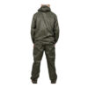 Rain Jacket & Trousers - Green Back View