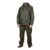 Rain Jacket & Trousers - Green Front View