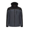 SSJ1201 Shop Softshell Jacket - Grey/Black