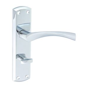 Zeta Bathroom Handles - Polished Chrome - 175 x 45