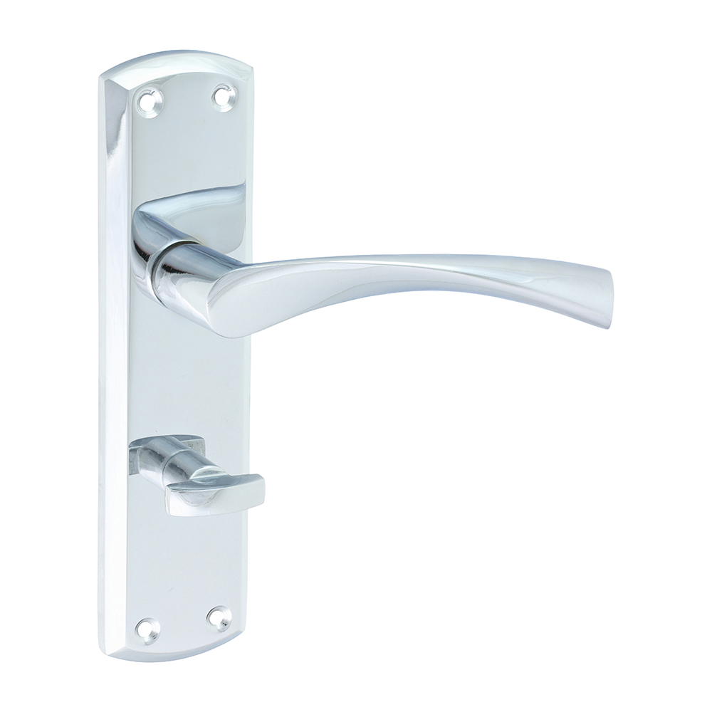 Zeta Bathroom Handles - Polished Chrome - 175 x 45