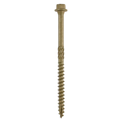 Timber Frame Construction & Landscaping - Hex - Exterior - Green Organic Screws 6.7 x 100