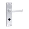 Contractors Lever Bathroom|Privacy Handles - Satin Anodised Aluminium