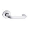 200666_w1 Contractors Lever On Rose Set - Satin Anodised Aluminium 52mm Box of 2