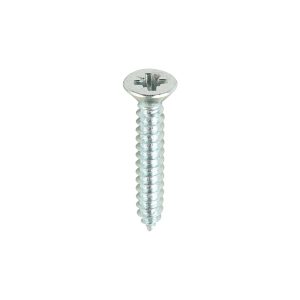 Timco Self-Tapping Screws - 8 x 1 - PZ - Countersunk - Zinc - Box of 200 - 00081CCAZS