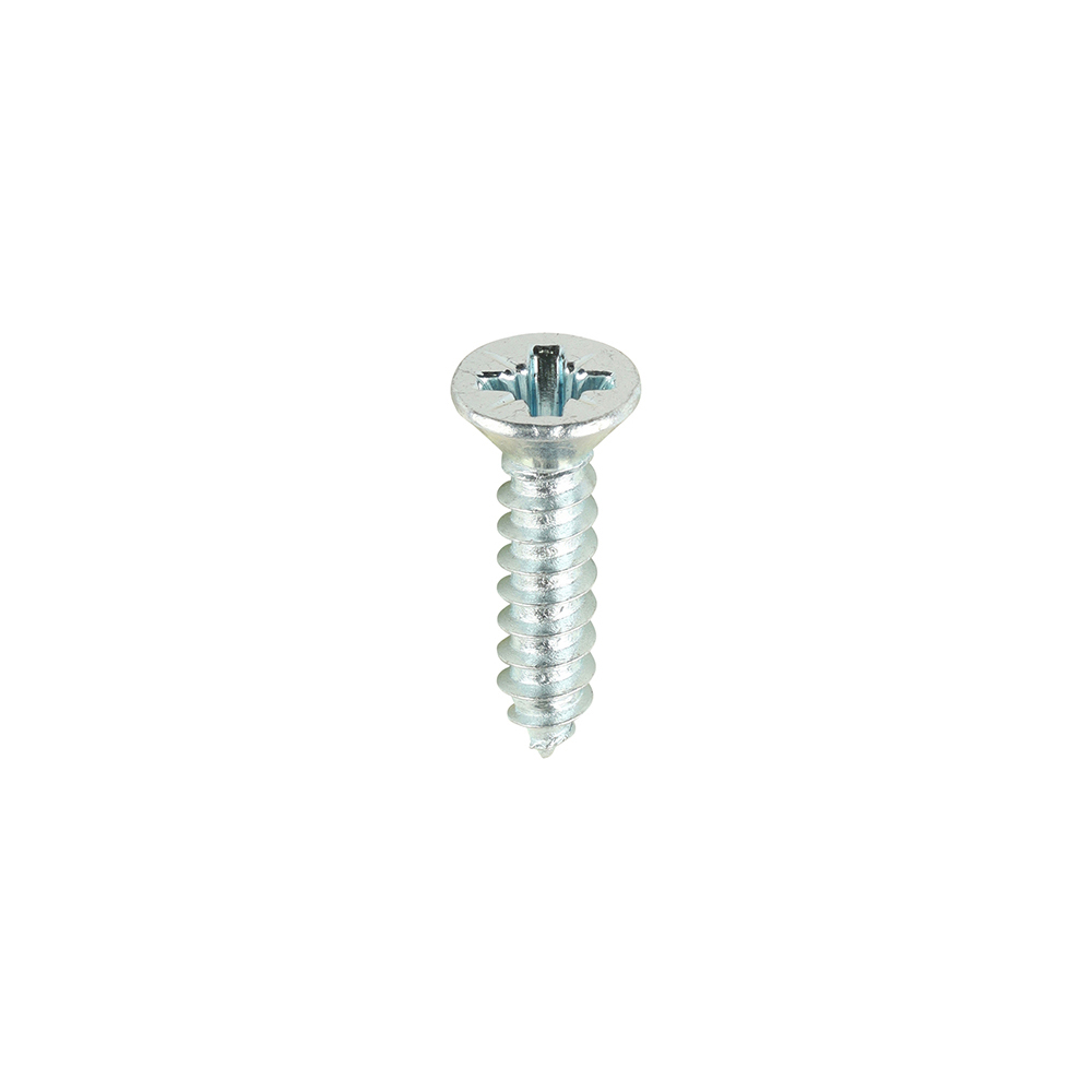 00658CCAZS_w1 Picture of Timco Metal Tapping Screws - 6 x 5/8 - PZ - Countersunk - Self-Tapping - Zinc