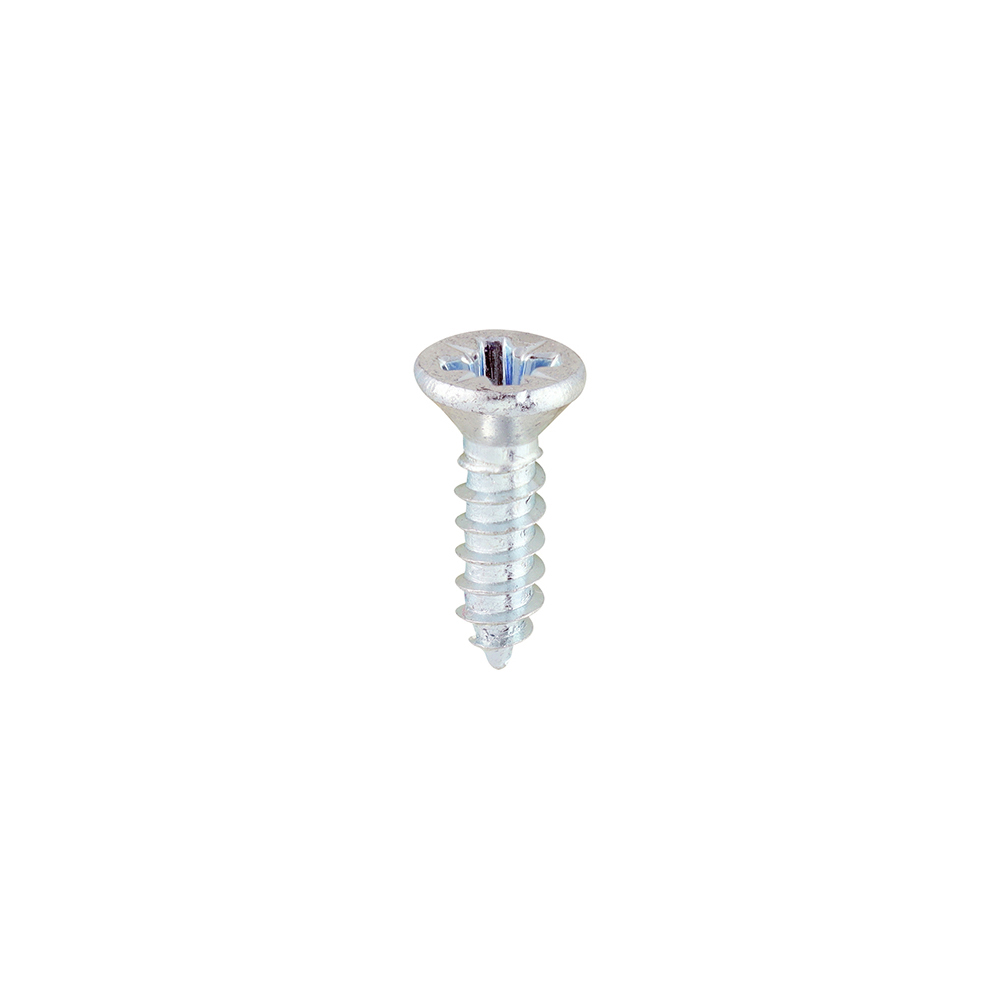 00812CCAZS_w1 Picture of Metal Tapping Screws - PZ - Countersunk - Self-Tapping - Zinc 8 x 1/2