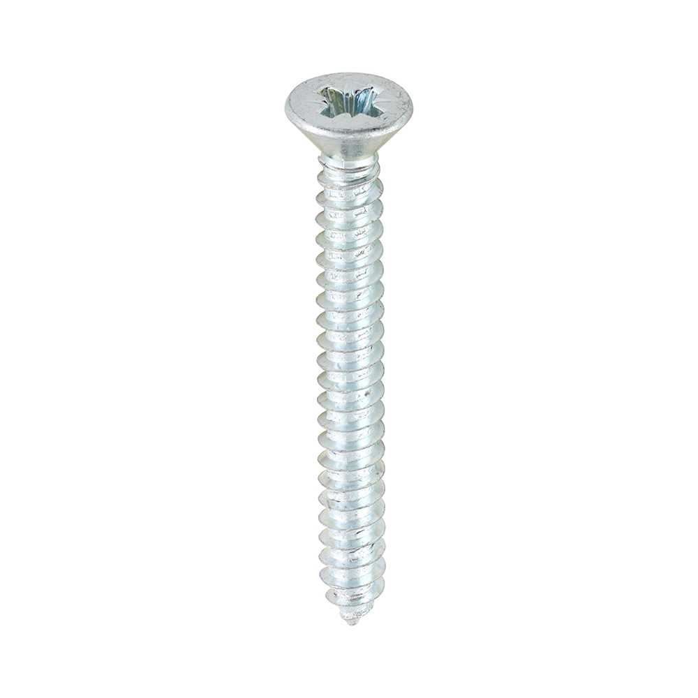 08112CCAZS_w1 Picture of Timco Self-Tapping Screws - 8 x 1 1/2 - PZ - Countersunk - Zinc