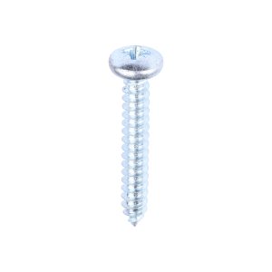 Self-Tapping Screws - PZ - Pan - Zinc - 10 x 1 1/4 - Box of 200 - 10114CPAZS