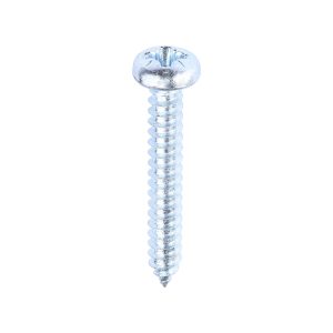 Metal Tapping Screws - PZ - Pan - Self-Tapping - Zinc - 12 x 1 1/2 - Box of 200 - 12112CPAZS