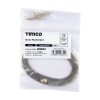 Timco Door Numeral 0 - Polished Brass 81mm - Bag