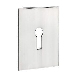 Lock Profile Self-Adhesive Escutcheon - Oblong - Polished Stainless Steel - 65 x 47 - TIMpac of 1 - 200027P