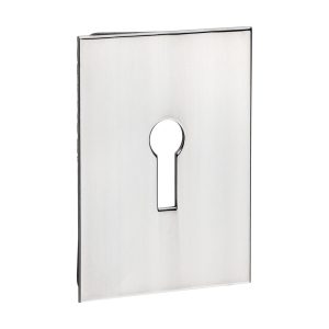Lock Profile Self-Adhesive Escutcheon - Oblong - Polished Stainless Steel - 65 x 47 - Bag of 1 - 200027