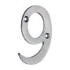 200052_w1 Door Numeral 9 - Satin Chrome - 75mm