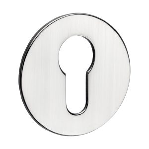 Euro Profile Self-Adhesive Escutcheon - Round - Polished Stainless Steel - 52mm - TIMpac of 1 - 200116P