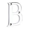 Timco Door Letter B - Polished Chrome 64mm - 200353