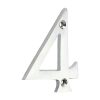 Timco Door Numeral 4 - Satin Chrome 75mm - 200366