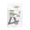 Timco Door Numeral 4 - Satin Chrome 75mm - Bag