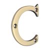 Timco Door Letter C - Polished Brass 65mm - 200642