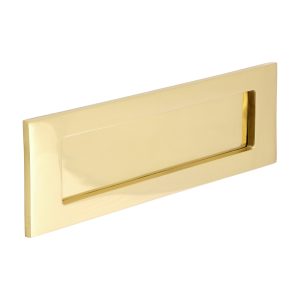 Timco Victorian Letter Plate - Polished Brass 250 x 74