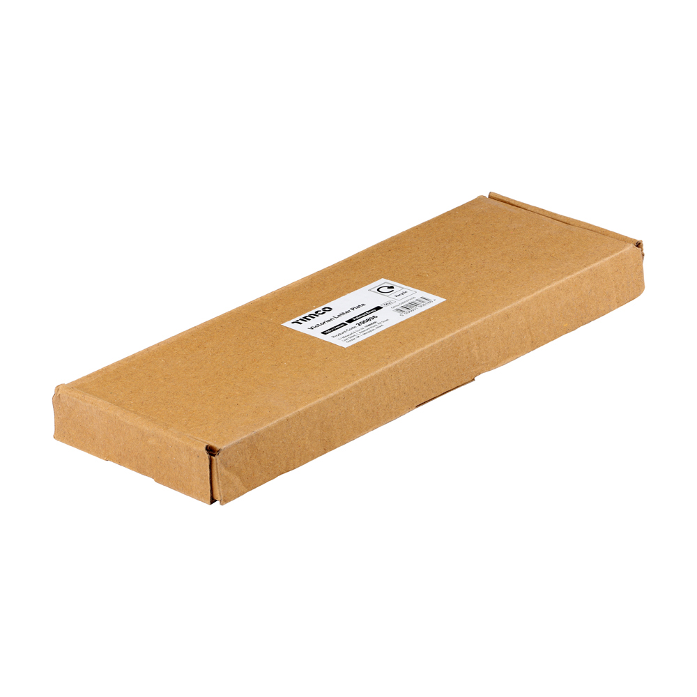 Timco Victorian Letter Plate - Polished Brass 250 x 74 - Box