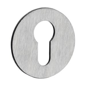 Euro Profile Self-Adhesive Escutcheon - Round - Satin Stainless Steel - 52mm - TIMpac of 1 - 200940P