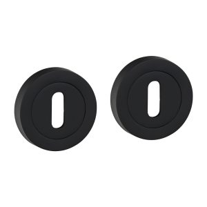 Standard Profile Escutcheon - Matt Black - 51mm - Blister Pack of 2 - 200941
