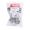 Timco Cabinet Hinges - Nickel 90 Degree - Bag of 2