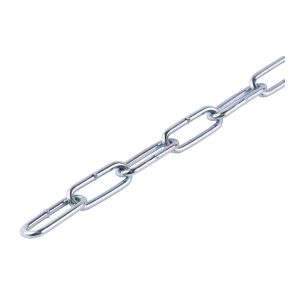 Timco Welded Link Chain - Zinc 3 x 26 x 8mm (10m) - Box of 1 - 326BZPC10