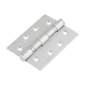 Timco Grade 13 Fire Door Hinges - Satin Stainless Steel - 101 x 76 x 3 - Box of 2 - 334111