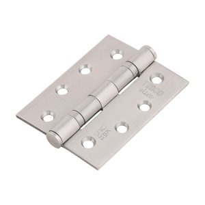 Timco Grade 13 Fire Door Hinges - Satin Stainless Steel - 101 x 76 x 3 - Box of 3 - 334519