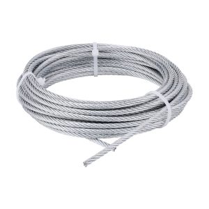 Wire Rope - Zinc - 4mm x 10m - Bag of 1 - 427004