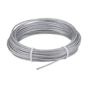 Wire Rope - Zinc - 3mm x 20m - Bag of 1 - 427333