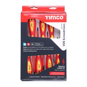 Timco VDE Screwdriver Set - 8 Pieces - 468002
