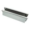 Timco Intumescent Letterbox - Satin Anodised Aluminium - Silver Frame - 305 x 70
