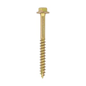 Advanced Coach Screws - Hex Flange - Yellow - 6.0 x 100 - TIMbag of 70 - 6100SCSYB