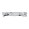 D Shaped Pull Handle On Rose - Satin Anodised Aluminium - 305 x 19 - In Packet