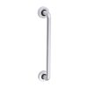 D Shaped Pull Handle On Rose - Satin Anodised Aluminium - 305 x 19 - TIMbag