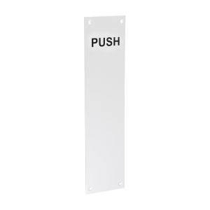 Finger Plate PUSH - Satin Anodised Aluminium - 305 x 76 - Bag of 1 - 725139BX