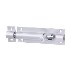 Straight Barrel Bolt - Satin Aluminium - 75 x 25