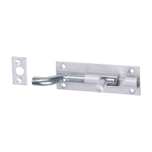 Timco Necked Barrel Bolt - Satin Anodised Aluminium 75 x 25
