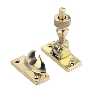 Brighton Pattern Sash Fastener - Polished Brass - 57 x 22 - TIMpac of 1 - 949155P
