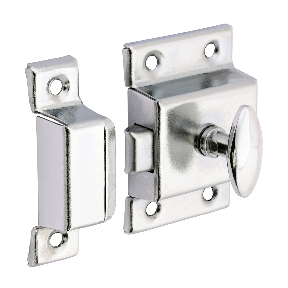 Cupboard Catch - Nickel 38 x 56