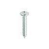 00121CPAZS_w1 Timco Metal Tapping Screws - PZ - Pan - Self-Tapping - Zinc - 12 x 1